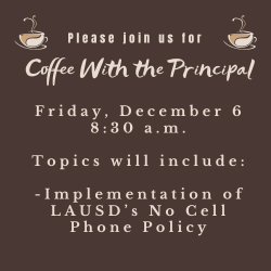 Coffee with the Principal